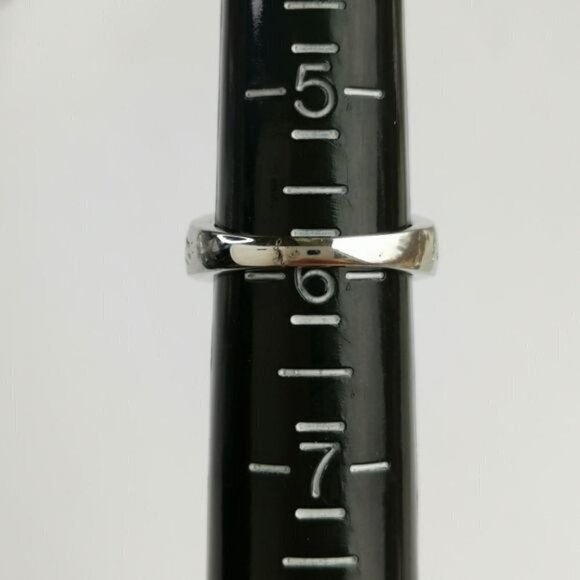 New Sterling silver round Black Onyx ring size 6 - Picture 7 of 9